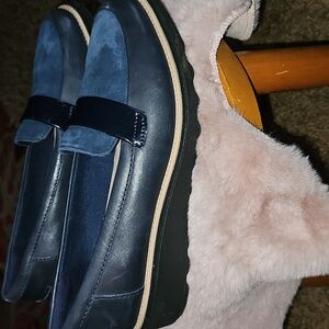 Clarks Sharon Gracie Dark Blue Women's Loafers
